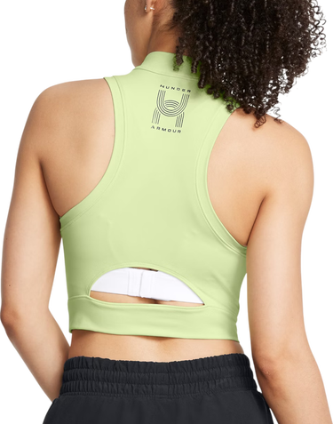 Majica brez rokavov Under Armour Under Armour Run Anywhere Crop Tank Top Zelena | 1386344-383, 1