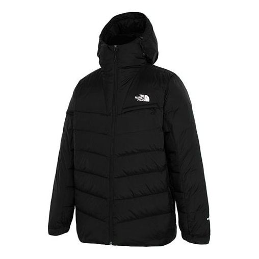 Puhovka The North Face Retro Nuptse Insulated Hooded Jacket Črna | NF0A7QPK-JK3, 0