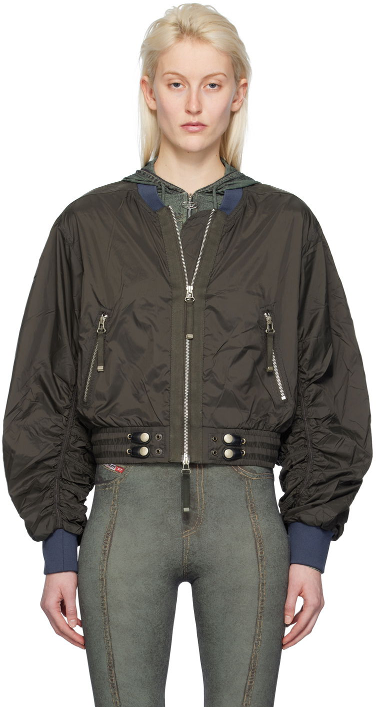 Bomber jakna Diesel G-Noak Bomber Jacket "Khaki" Siva | A08450 0BIAM