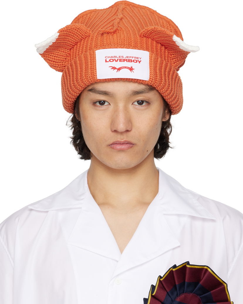 Beanie Charles Jeffrey Loverboy Charles Jeffrey LOVERBOY Chunky Ears Beanie Oranžna | 54130303