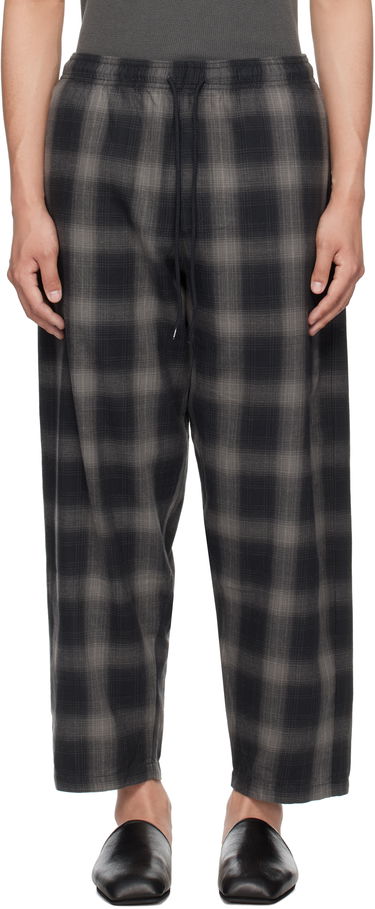 Hlače Neighborhood Neighborhood Check Easy Trousers Črna | 251TSNH-PTM03, 0