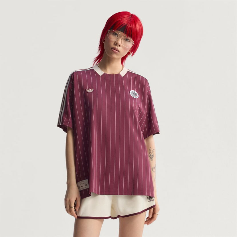Dres adidas Performance Ajax Amsterdam Terrace Icons Soccer Jersey Bordo | JM7348
