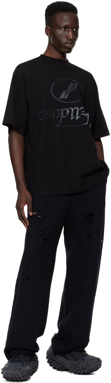 Trenirka We11done We11done Distressed Sweatpants Črna | WD-TA1-24-812-U-BK, 3