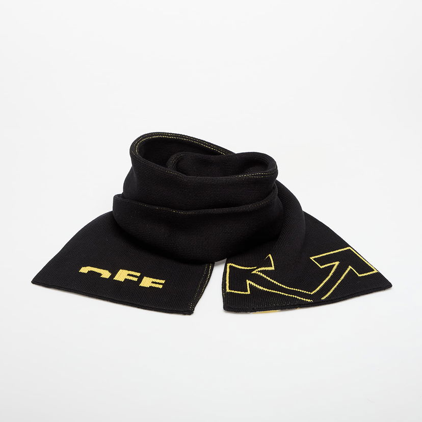 Šala Off-White OFF-WHITE KIDS Type Logo Scarf Universal Črna | OBMA001F25KNI0011018