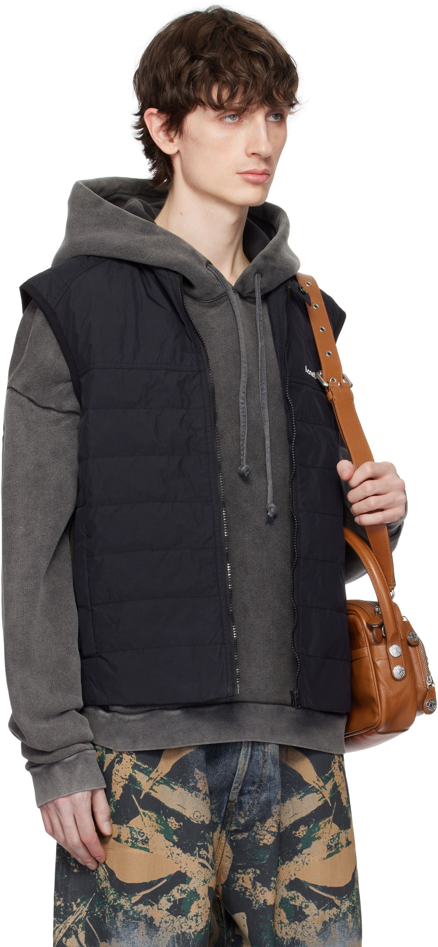 Telovnik Acne Studios Acne Studios Quilted Down Vest Črna | B90804-, 1