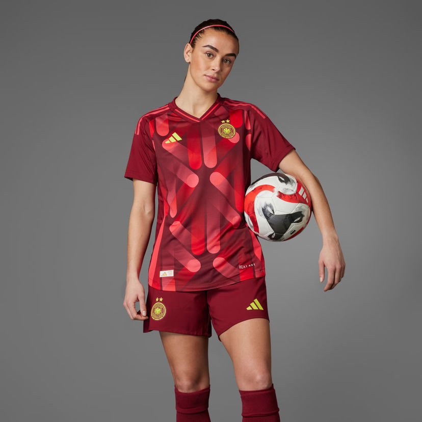 Trenirka adidas Performance Germany Women's Team Authentic Jersey Rdeča | JF2606