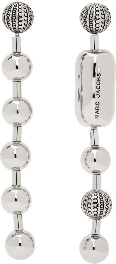 Uhani Marc Jacobs Marc Jacobs The Monogram Ball Chain Earrings Kovinski | 2S4JER001J04, 0