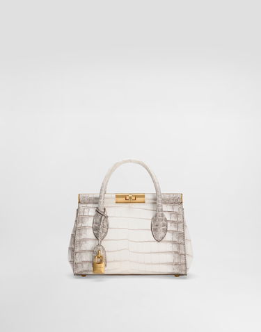 Torbica Dolce & Gabbana Dolce & Gabbana Mini Marlene Crocodile-Embossed Day Bag Bela | BB7744A2Y4080001, 0