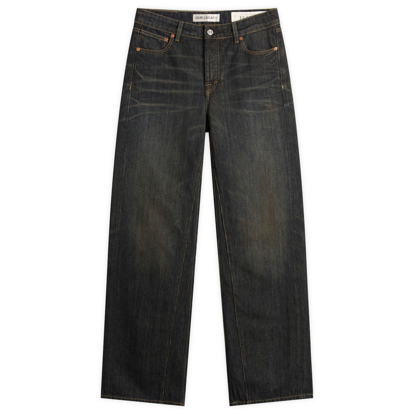 Kavbojke OUR LEGACY Our Legacy Treble Cut Baggy Jeans 24" Modra | W4255TC