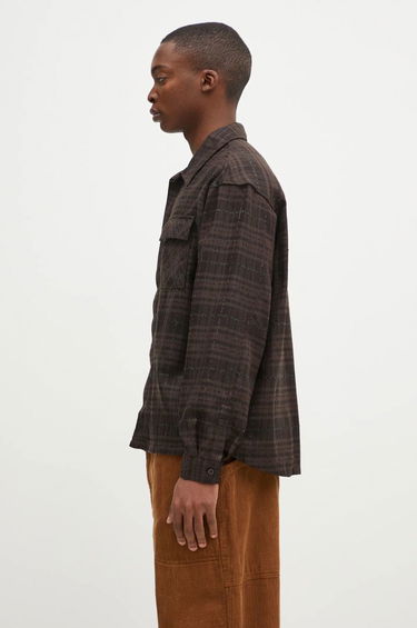 Srajce Represent Clo Brown Checkered Buttoned Shirt Rjava | MLM2158064, 3