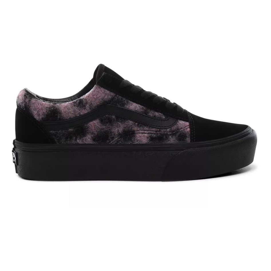 Superge in čevlji Vans Old Skool Platform Mix Leopard Črna | VN0A3B3UTRE, 0