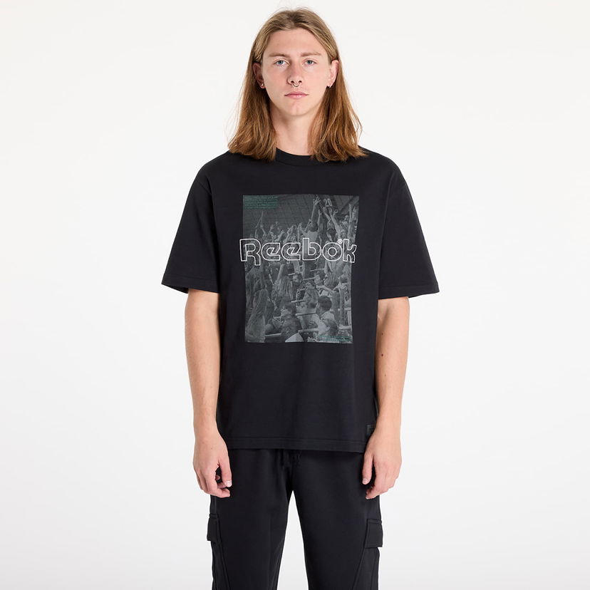 Majica Reebok Classics Team Tradition Short Sleeve Tee UNISEX Black M Črna | 100205656