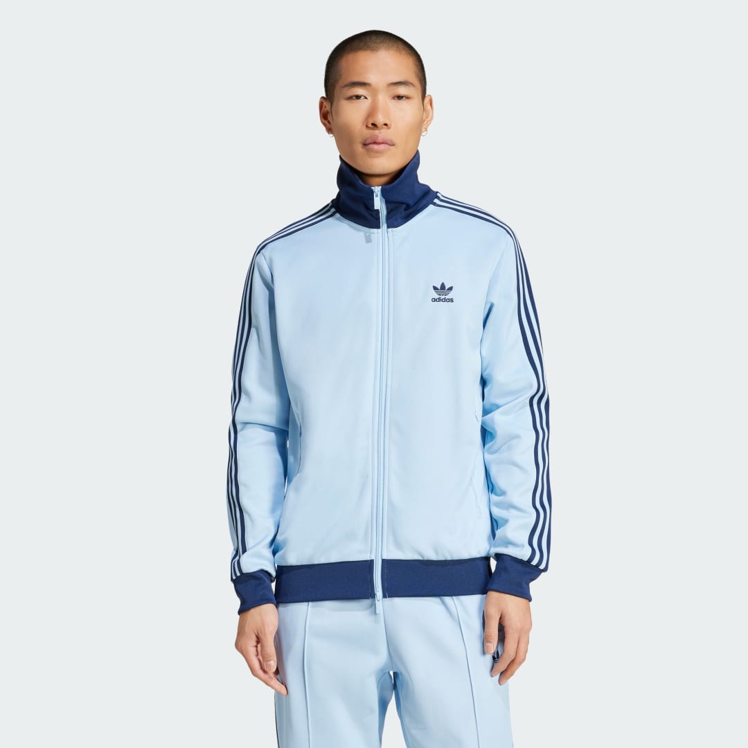 Pulover adidas Performance Adicolor Classics Beckenbauer Track Jacket Modra | JP2521, 0
