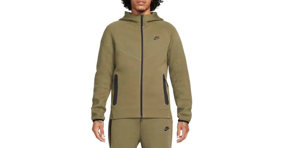 Pulover Nike Tech Fleece Windrunner Rjava | fb7921-222, 1