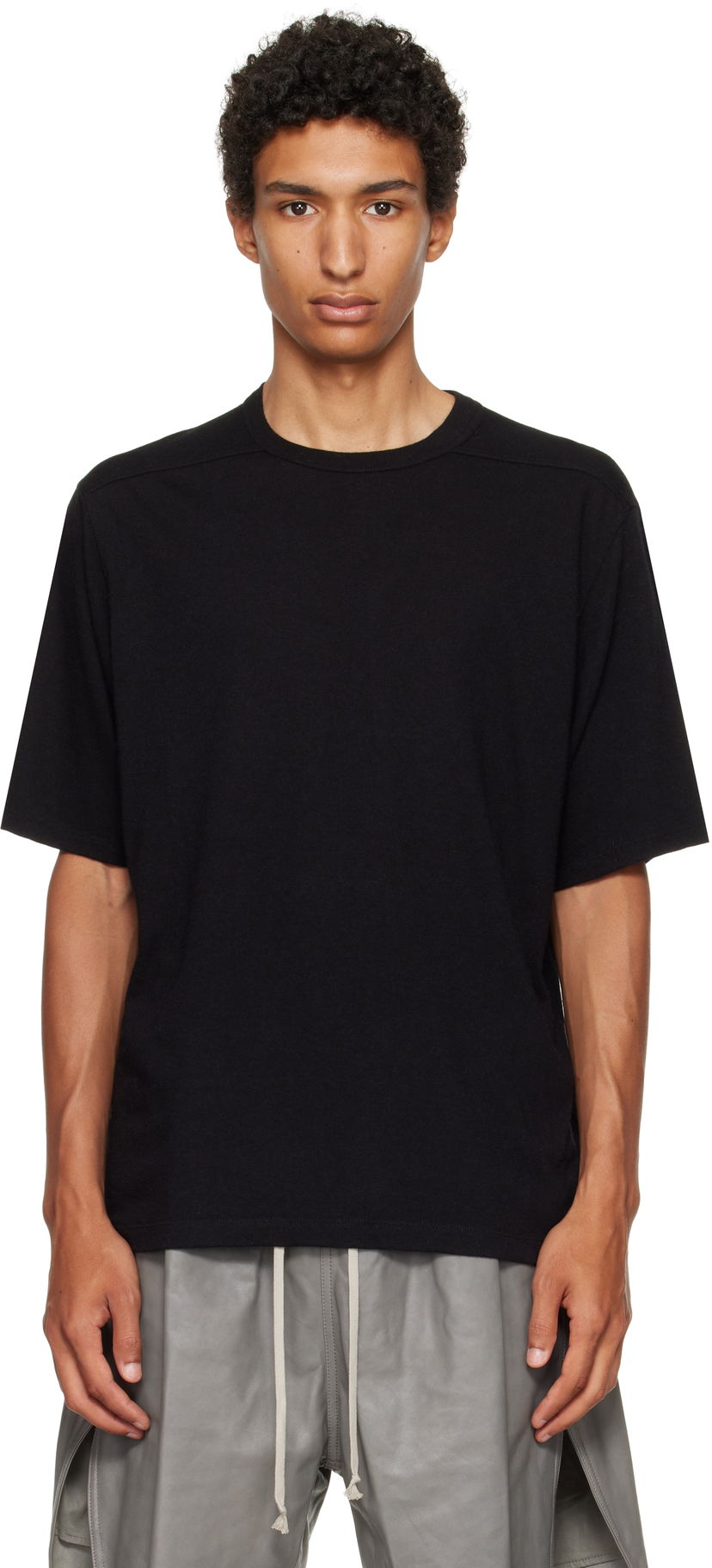 Majica Rick Owens Rick Owens Concordians Brad T-Shirt Črna | RU02E1232 JR