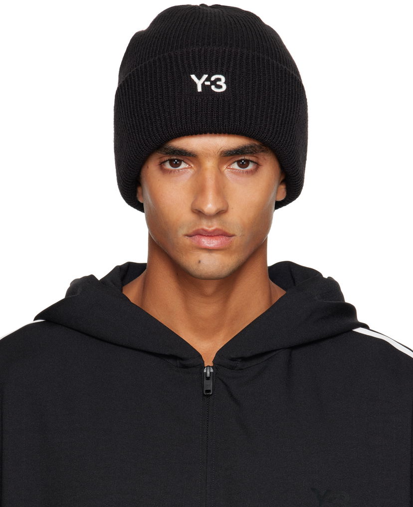 Beanie Y-3 Y-3 Classic Knit Beanie Črna | JW8963