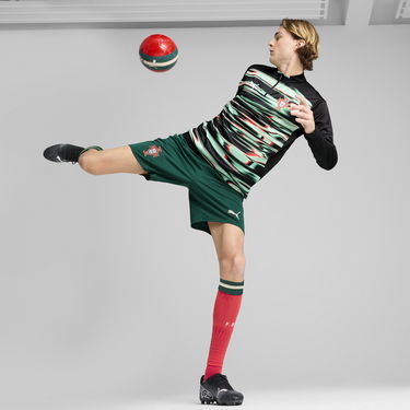 Pleteni pulover Puma Portugal Pre-Match Quarter-Zip Top Večbarvna | 779545_18, 2