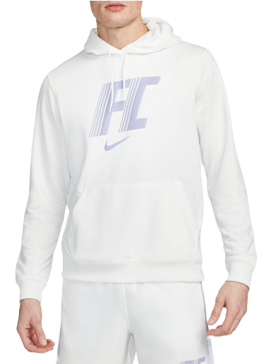 Pulover Nike Dri-FIT FC Fleece Hoodie Bela | dv9757-121