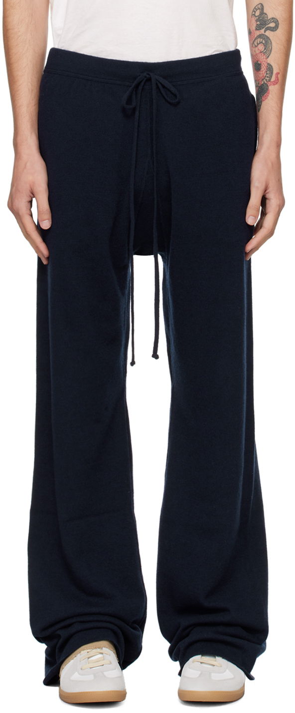 Trenirka Maison Margiela Navy Drawstring Sweatpants Črna | S50KA0649 M13060