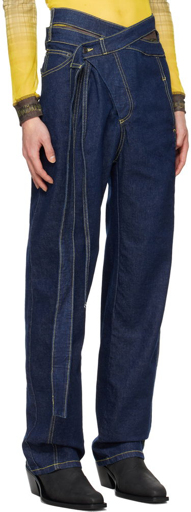 Kavbojke Ottolinger Ottolinger Signature Wrap Jeans Modra | 1700201E, 4