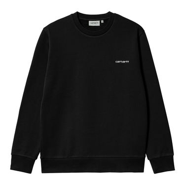 Pulover Carhartt WIP Script Embroidery Hoodie Črna | I033657_0D2_XX, 2