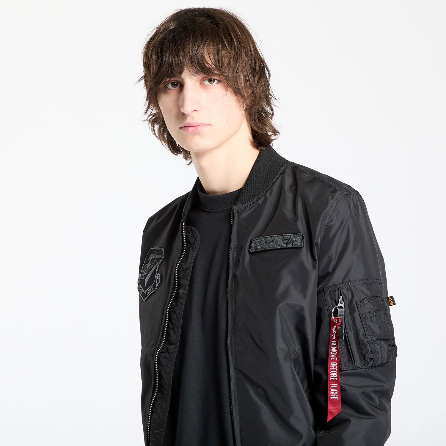 Bomber jakna Alpha Industries Alpha Industries MA-1 TT Flying Tigers Bomber Jacket Črna | 156129-03, 1