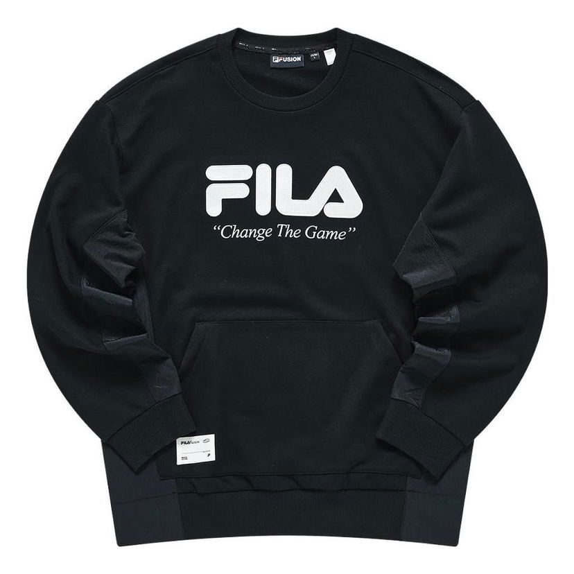 Pulover FILA Fusion Change The Game Logo Sweatshirt Črna | T11M311211F-BK