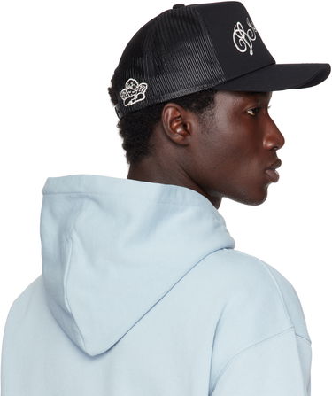 Kapa Dime Dime Embroidered Fighter Trucker Cap Črna | DIMESU2521BLK, 2