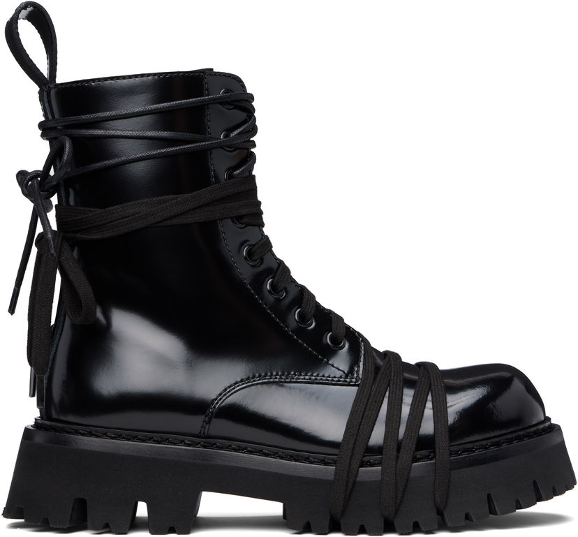 Nega čevljev Moschino Moschino Biker Boots Črna | MA24014G0MMG5000
