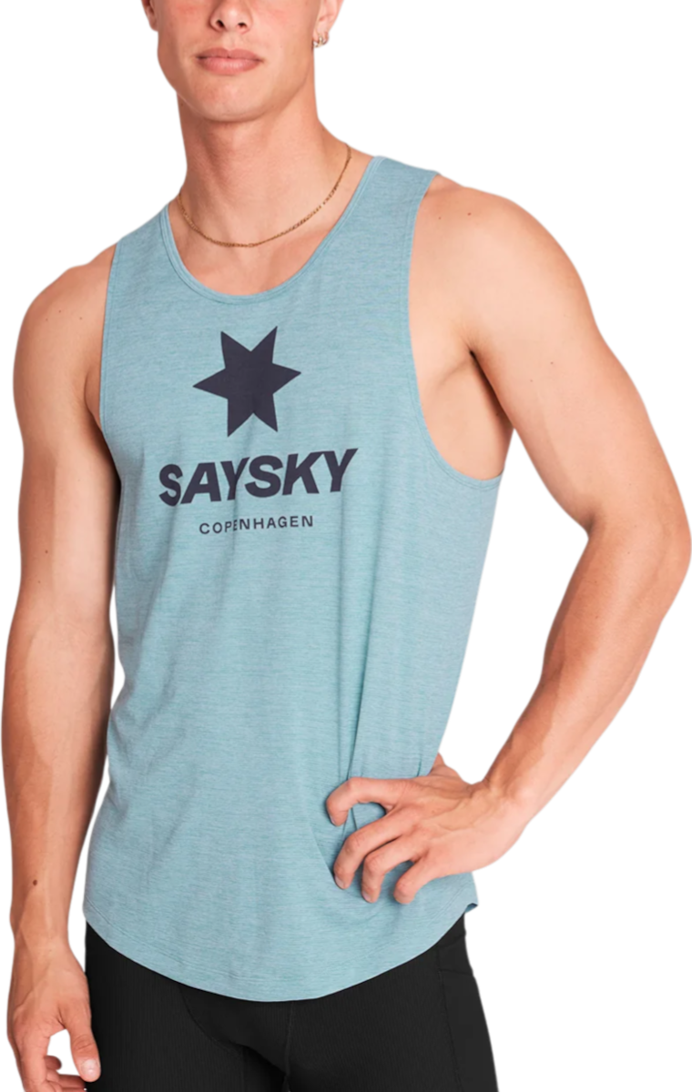 Majica brez rokavov Saysky Saysky Logo Combat Pro Singlet Turkizna | omrsi30c2013-omrsi30c2013, 0
