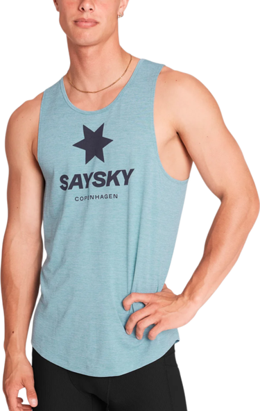 Majica brez rokavov Saysky Saysky Logo Combat Pro Singlet Turkizna | omrsi30c2013-omrsi30c2013, 0