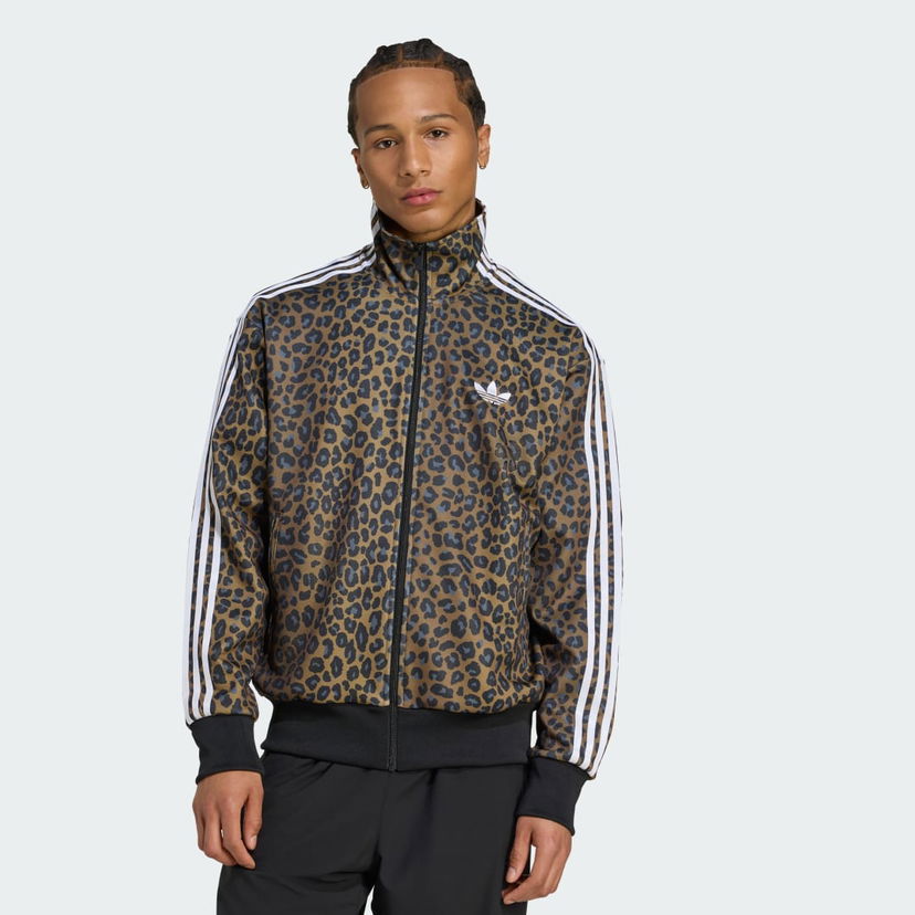 Trenirka adidas Performance Firebird Loose Leo Track Jacket Rjava | JV7578