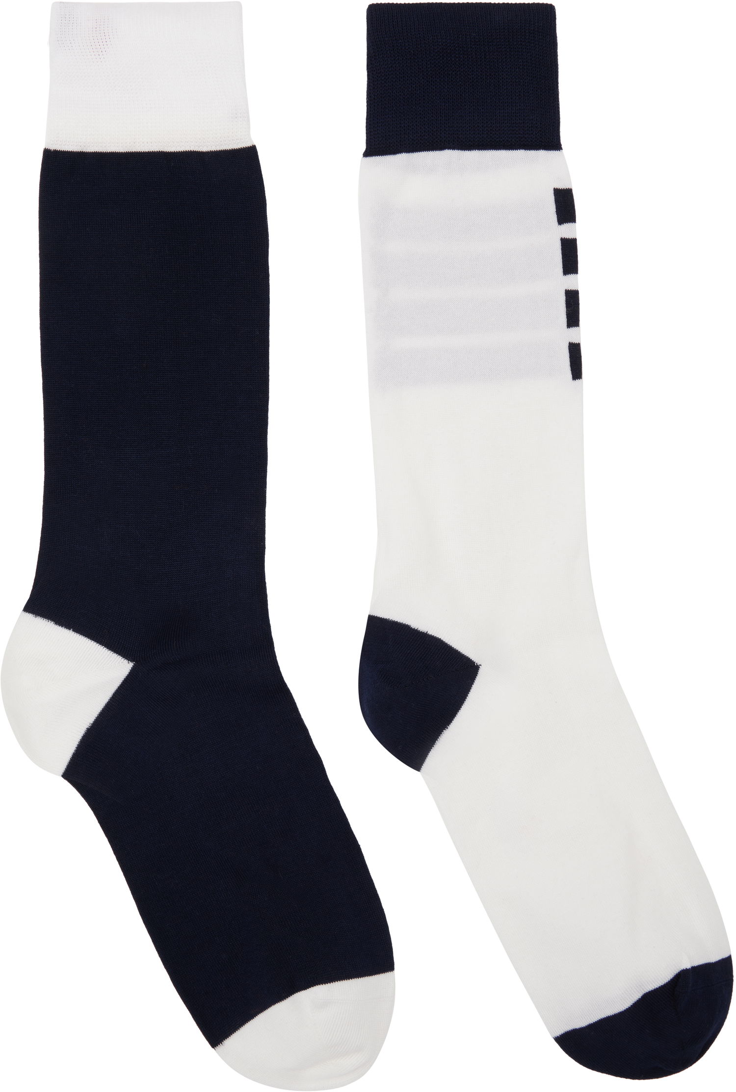 Nogavice Thom Browne Thom Browne Funmix 4-Bar Mid Calf Socks Večbarvna | FAS228F-Y3012, 0