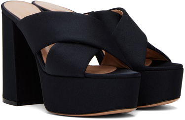 Modni dodatki Gianvito Rossi Gianvito Rossi Sheridan Platform Sandals Črna | G17770.70RIC.LYC, 3