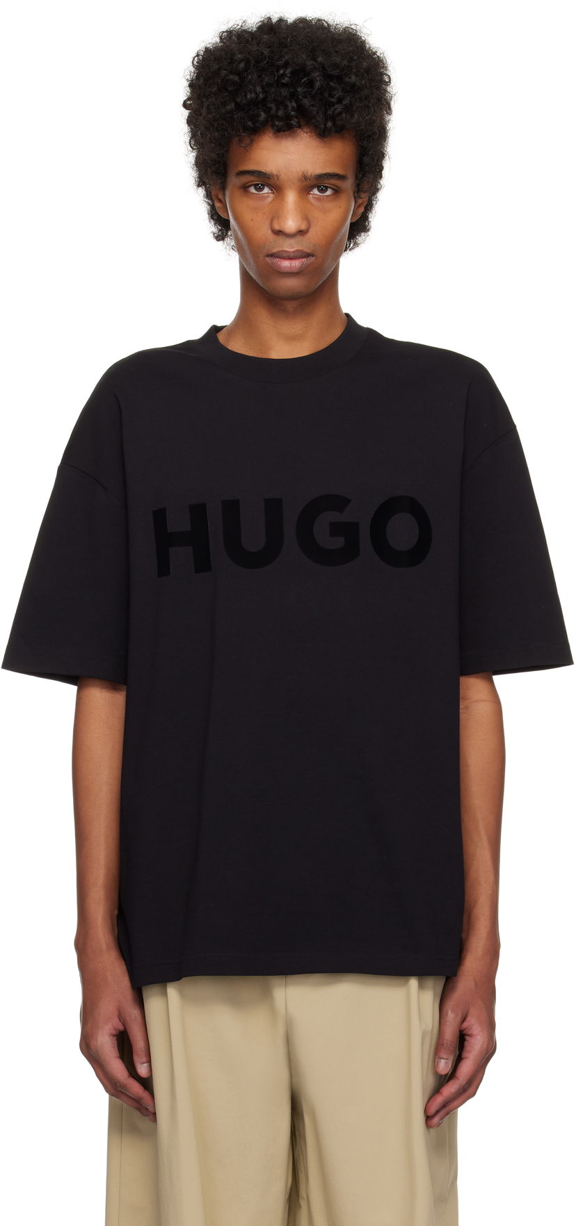 Majica BOSS Hugo Oversize T-Shirt Črna | 50525765
