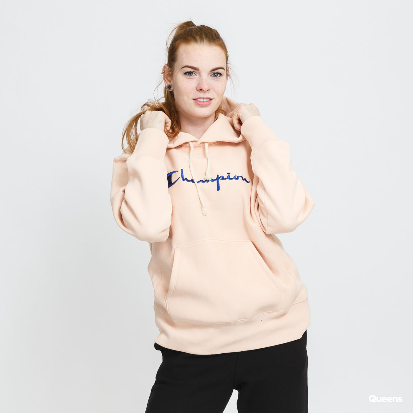 Pulover Champion Script Logo Sweatshirt Roza | 114788 PS103, 0