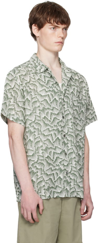 Srajce A.P.C. A.P.C. Roy Print Camp Collar Shirt Zelena | VIALX-H12608, 1