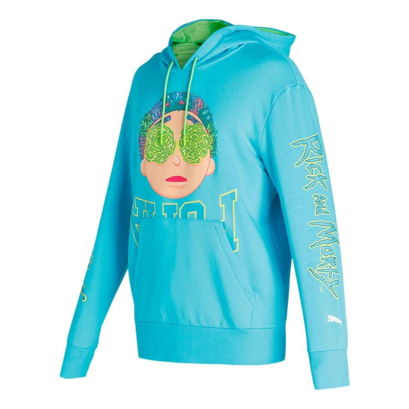 Pulover Puma Rick And Morty Hoodie Modra | 535438-01
