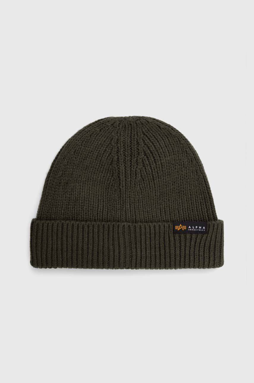 Beanie Alpha Industries Beanie Knitted Zelena | 138905.142, 0