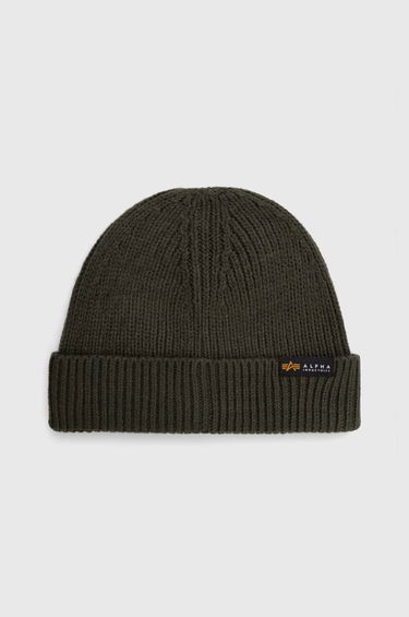 Beanie Alpha Industries Beanie Knitted Zelena | 138905.142, 0