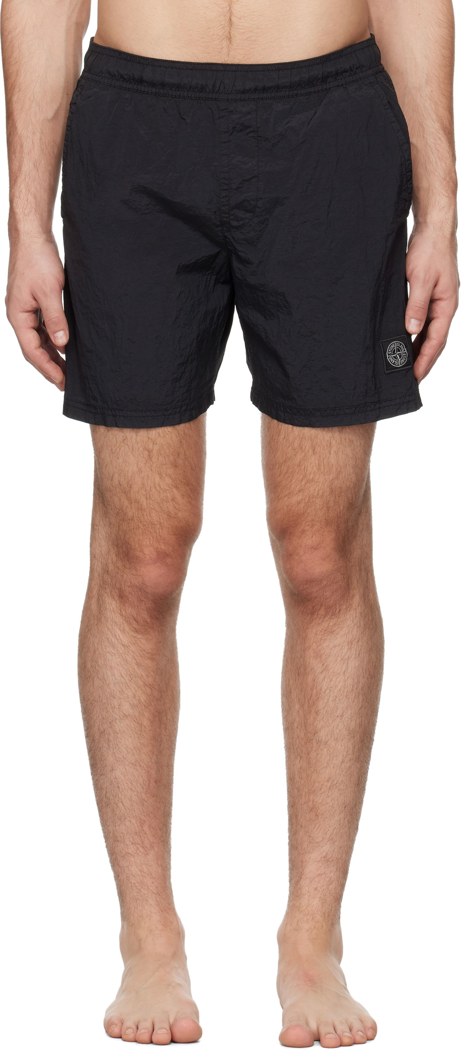 Kopalke Stone Island Crinkled Swim Shorts Črna | K1S15B100009S0043, 0