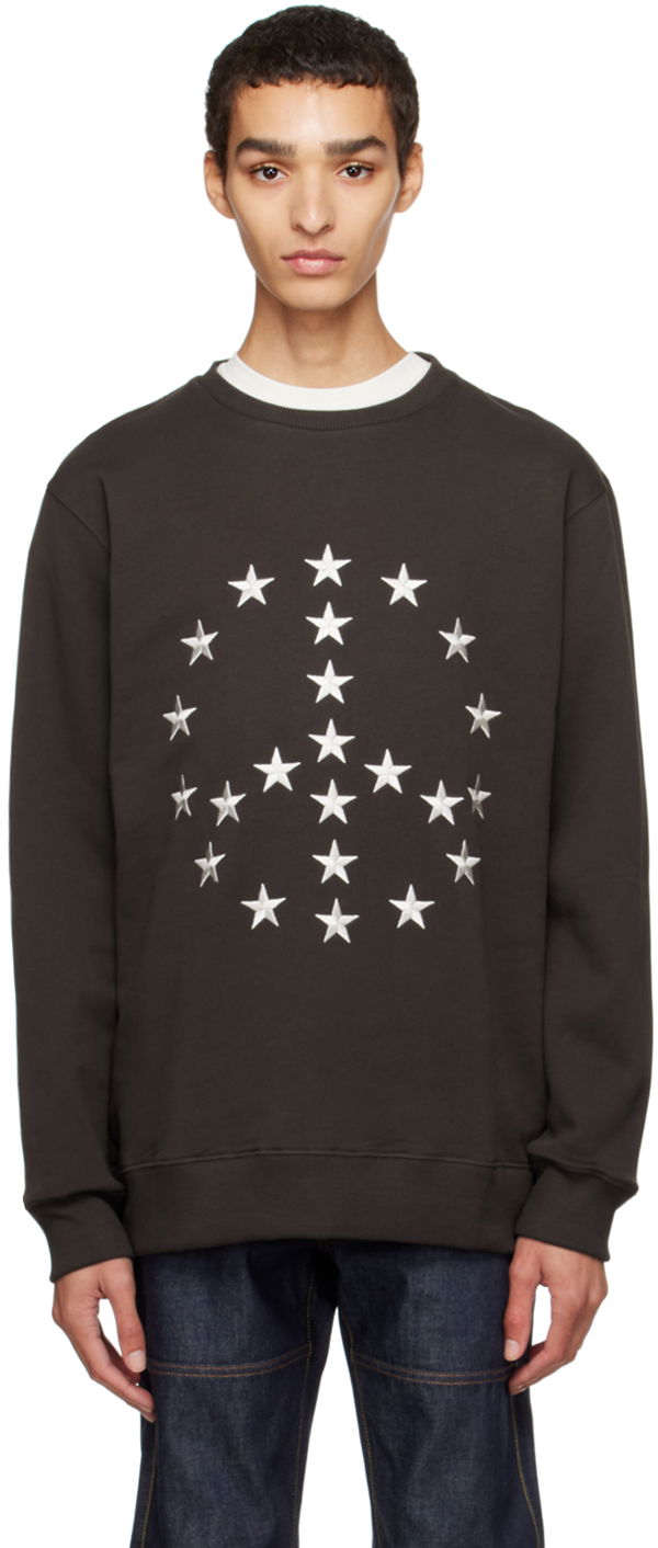 Pulover Études Story Peace Sweatshirt Rjava | H22MM205OC16BR