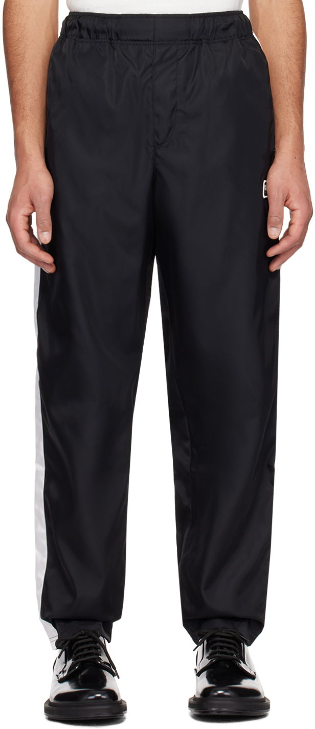 Trenirka KENZO Paris Straight-Leg Sweatpants Črna | FE55PA5049OA