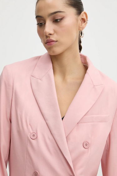 Jakna Fiorucci Fiorucci Double-Breasted Blazer Roza | W01FMBDO059WO01PN02, 3