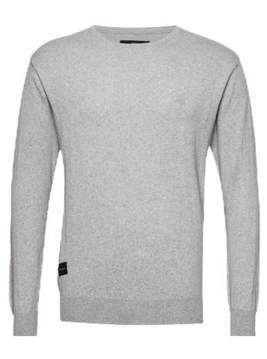 Pleteni pulover Makia Fair Knit Siva | M50038_921