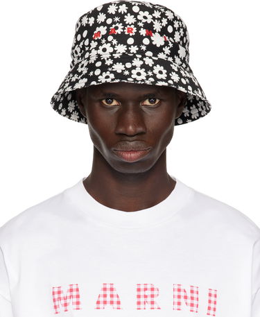 Klobuk Marni Marni Pop Fields Bucket Hat Črna | CLZC0110PS UAC016, 0