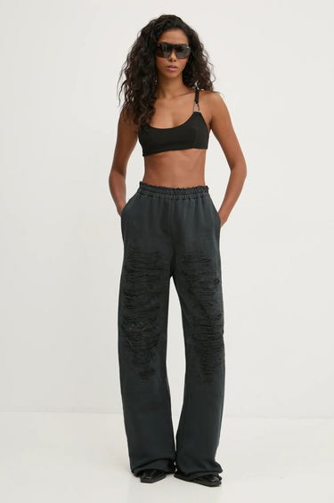 Trenirka Maison Margiela Distressed Sweatpants Črna | S62KB0214.M25004, 1