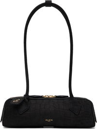 'Le Teckel' Small Croc-Effect Leather Bag