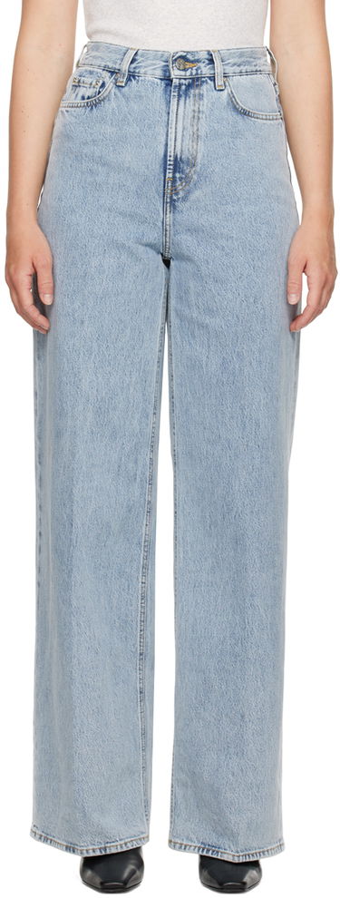 Kavbojke TOTEME Wide Leg Jeans Modra | 242-WRB2426-FB0045, 0
