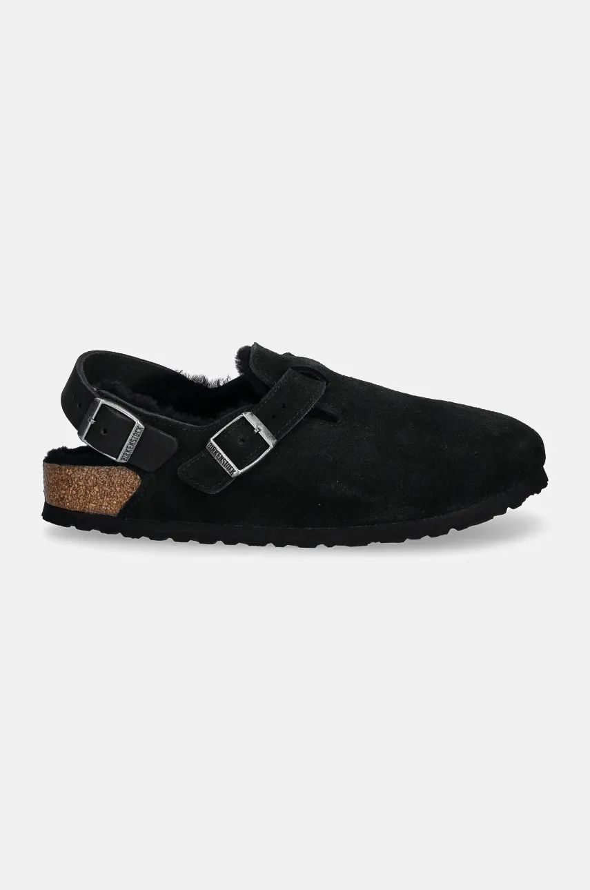 Superge in čevlji Birkenstock Tokio Suede Slippers Črna | 1028328, 1